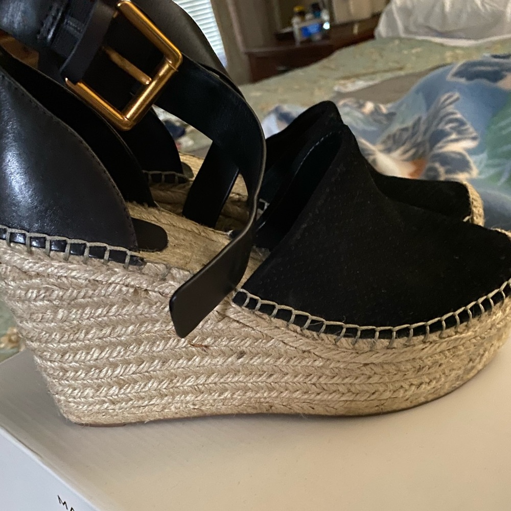 EUC Marc Fisher Espadrilles Black